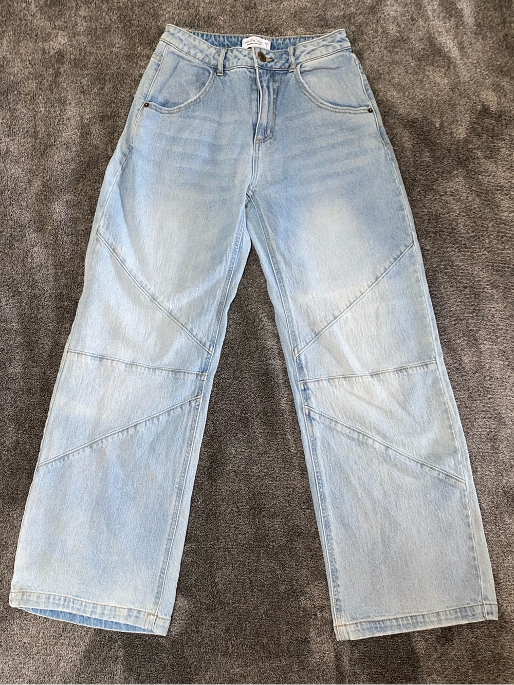 Vanilla Star Y2K High Waist Wide Leg Jeans | Vintage Fit Size 1 Back To School